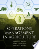 Operations management in agriculture /