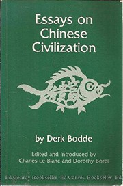 Essays on Chinese civilization /