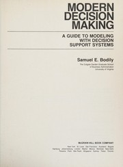 Modern decision making : a guide to modeling with decision support systems /