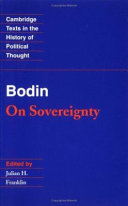On sovereignty : four chapters from six books on the commonwealth /