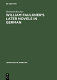 William Faulkner's later novels in German : a study in the theory and practice of translation /