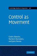 Control as movement /