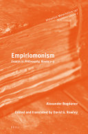 Empiriomonism : essays in philosophy.