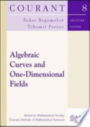 Algebraic curves and one-dimensional fields /
