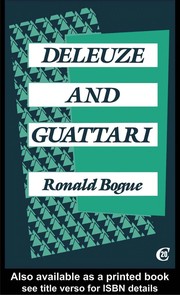 Deleuze and Guattari /