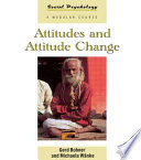 Attitudes and attitude change /