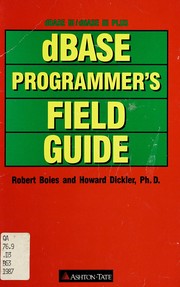dBase programmer's field guide /