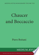 Chaucer and Boccaccio /