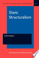 Slavic structuralism /