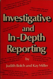 Investigative and in-depth reporting /