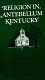 Religion in antebellum Kentucky /