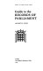 Guide to the records of Parliament /