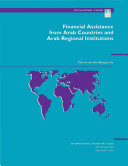 Financial assistance from Arab countries and Arab regional institutions /