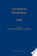 Yearbook of Morphology 1998 /