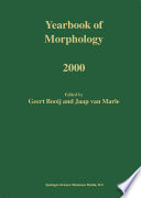 Yearbook of Morphology 2000 /