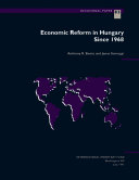 Economic reform in Hungary since 1968 /