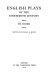 English plays of the nineteenth century /