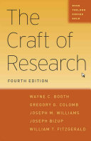 The craft of research /