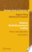 Modern multidimensional scaling : theory and applications /