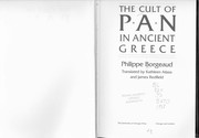 The cult of Pan in ancient Greece /