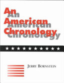 An American chronology /