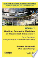 Meshing, geometric modeling and numerical simulation.