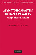 Asymptotic analysis of random walks : heavy-tailed distributions /