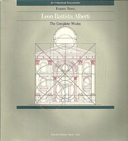 Leon Battista Alberti : the complete works /