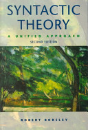 Syntactic theory : a unified approach /