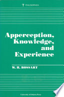 Apperception, knowledge, and experience /