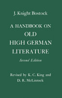 A handbook on Old High German literature /