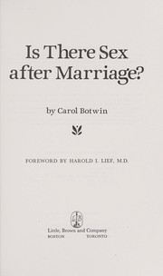 Is there sex after marriage? /