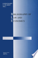 Bibliography of Law and Economics /