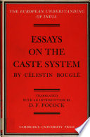 Essays on the caste system /
