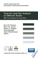 Tools for Land Use Analysis on Different Scales : With Case Studies for Costa Rica /