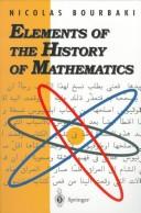 Elements of the history of mathematics /