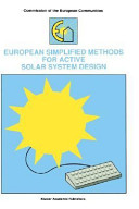 European simplified methods for active solar system design /