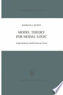 Model theory for modal logic : Kripke models for modal predicate calculi /
