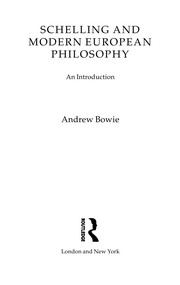 Schelling and modern European philosophy : an introduction /