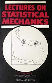 Lectures on statistical mechanics /