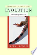 Evolution : the history of an idea /