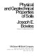 Physical and geotechnical properties of soils /