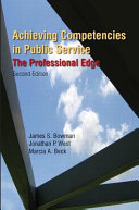 Achieving competencies in public service : the professional edge /