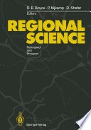 Regional Science : Retrospect and Prospect /