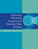 Elementary differential equations and boundary value problems /