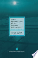 Pond Aquaculture Water Quality Management /
