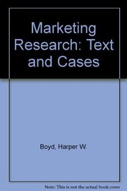 Marketing research : text and cases /