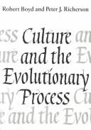 Culture and the evolutionary process /