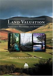 Land valuation : adjustment procedures and assignments /