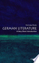 German literature : a very short introduction /